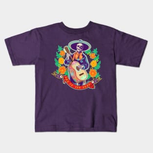 El Cantante_Dia De Los Muertos Kids T-Shirt